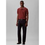 Calvin Klein Jeans Bordo Erkek Standart Fit Polo T-Shirt LV04RC276G5FF Bordo Polo T-Shirt