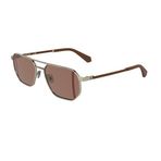 Calvin Klein Jeans CKJ 25202S 718 57 Unisex Geometrik Gold Metal Güneş Gözlüğü