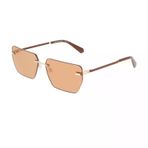 Calvin Klein Jeans CKJ 25207S 721 62 Unisex Geometrik Gold Metal Güneş Gözlüğü