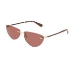 Calvin Klein Jeans CKJ 25208S 723 63 Kadın Cat Eye Gold Metal Güneş Gözlüğü