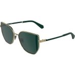 Calvin Klein Jeans Ckj 25209S 717 57 Kadın Kelebek Gold Metal Güneş Gözlüğü - Altın