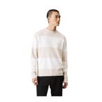 Calvin Klein Jeans Ekru Erkek Kazak J30J326741PDH COTTON CREW NECK SWT