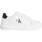 Calvin Klein Jeans Erkek CHUNKY CUPSOLE MONO LTH Spor Ayakkabı Bright White/Black 45