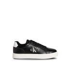 Calvin Klein Jeans Erkek CLASSIC CUPSOLE MONO LTH Spor Ayakkabı Black/Bright White 45