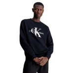 Calvin Klein Jeans Erkek Core Monogram Bisiklet Yaka Kazak, Ck Siyah, L