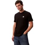 Calvin Klein Jeans Erkek SS BADGE 30S JERSEY CLASSIC TEE T-Shirts Black S