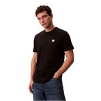 Calvin Klein Jeans Erkek SS BADGE 30S JERSEY CLASSIC TEE T-Shirts Black XL
