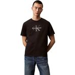 Calvin Klein Jeans Erkek SS Hero Monologo Tee 20s T-Shirts Black M