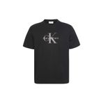 Calvin Klein Jeans Erkek SS Hero Monologo Tee 20s T-Shirts Black XL