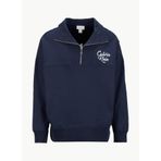Calvin Klein Jeans Fermuarlı Yaka Sweatshirt, L, 5003296458, Lacivert, erkek