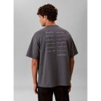 Calvin Klein Jeans Gri Erkek Standart Fit Baskılı T-Shirt LV04RE828GCKP Gri T-Shirt