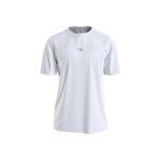Calvin Klein Jeans J30J322466YAF_MICRO MONOLOGO TEE Bisiklet Yaka Düz Beyaz Erkek T-shirt