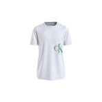 Calvin Klein Jeans J30J322875YAF_CK SPRAY TEE Bisiklet Yaka Baskılı Beyaz Erkek T-shirt