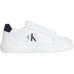 Calvin Klein Jeans Kadın CHUNKY CUPSOLE MONO LTH WN Spor Ayakkabı Black/Bright White 40