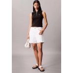 Calvin Klein Jeans Kadın Etiketli Kolsuz Yarım Fermuarlı Siyah Bluz LV047C909G-UB1