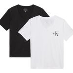 Calvin Klein Jeans Kadın MONOLOGO VNK 2PACK TEE T-Shirts Black/Bright White S