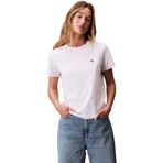 Calvin Klein Jeans Kadın SS MONOGRAM CREW TEE T-Shirts Bright White M