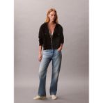 Calvin Klein Jeans Kapüşon Yaka Düz Siyah Kadın Sweatshırt LV047B237GUB1