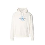 Calvin Klein Jeans Kapüşonlu Kırık Beyaz Sweatshirt, S, LV04RC282G, WHITE, erkek