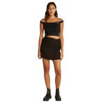Calvin Klein Jeans Kayık Yaka Düz Siyah Kadın T-Shirt J20J225542BEH
