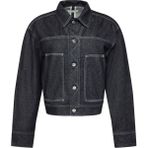 Calvin Klein Jeans Lacivert Kadın Denim Ceket Workwear Jacket Rınse