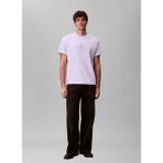 Calvin Klein Jeans Lila Erkek Standart Baskılı T-Shirt LV04RF819G3OQ Lila T-Shirt - M