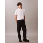 Calvin Klein Jeans PREMIUM TERRY MONOGRAM JOGGER Erkek Siyah Eşofman Altı LV04RC279G-UB1