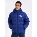 Calvin Klein Jeans Saks - Mavi Erkek Mont LV04RD528GIZ4 Ls Nylon Monogram Puf - XL