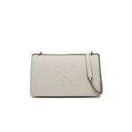 Calvin Klein Jeans SCULPTED EW FLAP25 SHOULDER BAG Kadın Beyaz Omuz Çantası LV04K3035G-RM0