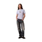 Calvin Klein Jeans Standart Fit Baskılı T-Shirt Hero Ss Classic Monologo Cneck T, XS, 5003342882, Mavi, Kadın