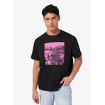 Calvin Klein Jeans T-Shirt Çiçek Baskılı, L, 5003340269, Siyah, Erkek
