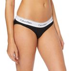 Calvin Klein Jeans Underwear Bayan Slip modern Cotton–bikini Siyah (001) 38 (Herstellergröße: M)