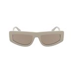 Calvin Klein Jeans Unisex Yetişkin Güneş Gözlüğü CKJ25607S - Mat Allık with Solid Dark Lens, Mat allık, Ölçü Birimi