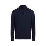 Calvin Klein K10K110421CHW Dik Yaka Slim Fit Mavi Erkek Kazak