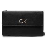 Calvin Klein K60K609140BAX Siyah Kadın 16,5x21,5x5 Fermuarlı Çapraz Çanta