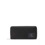 Calvin Klein K60K610350 Black Sculpted Zip Around Kadın Cüzdanı