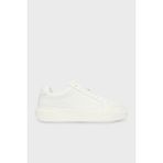 Calvin Klein Kabartma Logolu Sneaker Ayakkabı YW0YW020580LB Bayan Ayakkabı YW0YW02058 0lb - Beyaz