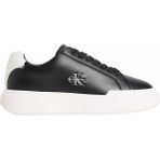 Calvin Klein Kadın Bağcıklı Rahat Taban Logo Detaylı Deri Günlük Siyah Sneaker YW0YW01947-06W
