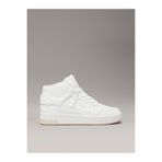 Calvin Klein Kadın Basket Cupsole Mid Sneaker, Beyaz, 38 Beden