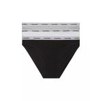 Calvin Klein Kadın BIKINI 3PK Bikini 1 Black/White/Grey Heather XL