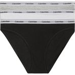 Calvin Klein Kadın BIKINI 3PK Bikini 1 Black/White/Grey Heather XS