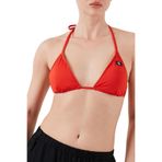Calvin Klein Kadın Bikini Üstü, Kırmızı, L Beden