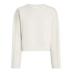 Calvin Klein Kadın Bisiklet Yaka, Regular Fit, Uzun Kollu Sweatshirt, Bej