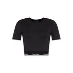 Calvin Klein Kadın Bisiklet Yaka T-Shirt, Siyah, M Beden