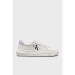 Calvin Klein Kadın Chunky Cupsole Sneaker - Beyaz - Lila