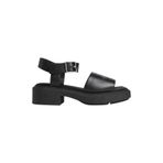Calvin Klein Kadın Chunky Sandal Deri Sandalet, 40, PR-HW0HW031310GJ0238200048, SİYAH