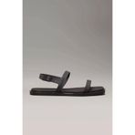 Calvin Klein Kadın Ck Jelly Sandalet, 37, HW0HW02426, Black