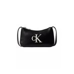 Calvin Klein Kadın Ck Logo Desenli Ayarlanabilir Askılı Fermuarlı Siyah1 Omuz Çantası LV04F1125G-3L2