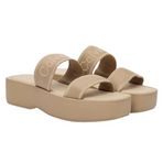 Calvin Klein Kadın düz form SNDL dokuma Hw0hw02878 düz sandalet, Gri (Grey Nomad), 37 EU
