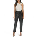 Calvin Klein Kadın Düz Paça Pantolon, Siyah, L